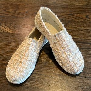 Jack rogers slip on tweed sneakers 6.5